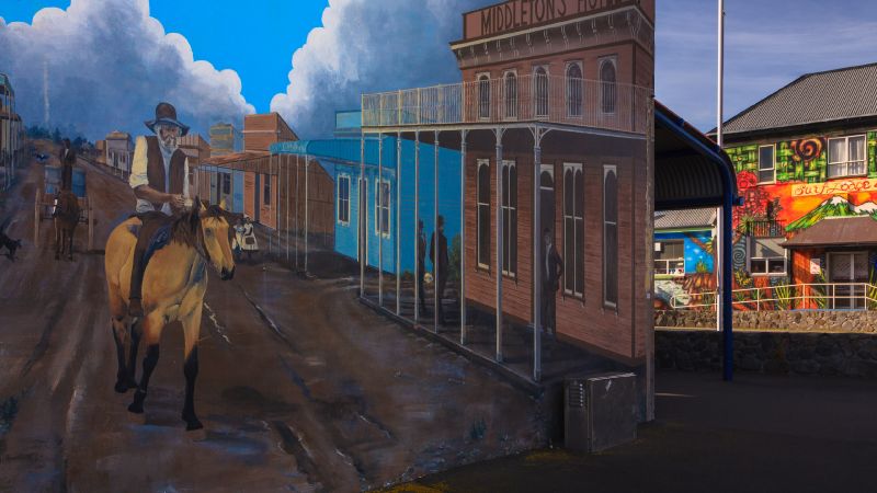 Opunake mural street art